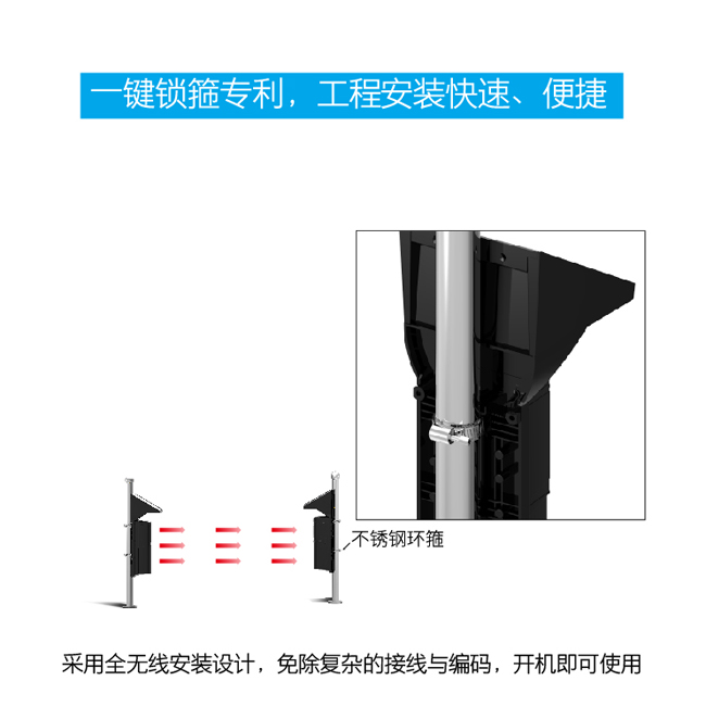 太阳能无线红外对射